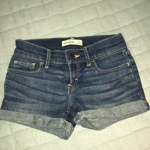 Denim shorts